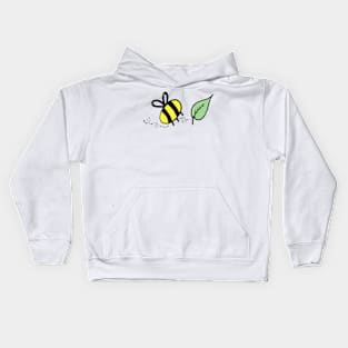 Believe Bee Leaf Doodle Cute Gift Kids Hoodie